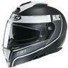 Hjc I90 Davan Modular Flip-up Full-face Motorcycle Helmet -sf Noir/blanc/gris