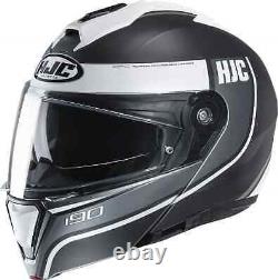 Hjc I90 Helmet / Davan / Black-grey-white / Moyen Adulte