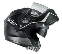 Hjc Is-max II Mine Full Face Modular Motorcycle Helmet, Matte Black/grey/white