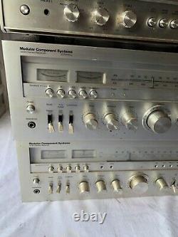 Lot de 2 systèmes de composants modulaires vintage modèle récepteur 3233