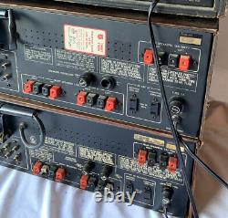 Lot de 2 systèmes de composants modulaires vintage modèle récepteur 3233