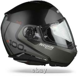 Nolan N100-5 Plus Distinctive 21 Flat Black Modular Helmet- Livraison Gratuite