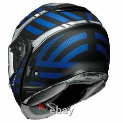 Nouveau Shoei Neotec II Helmet Splicer Tc-2 Bleu Mat/noir/grey #77-1229