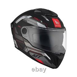 Nouveau casque modulaire de moto avant à visière relevable New MT Atom 2 conforme à la norme ECE 22.06 2024