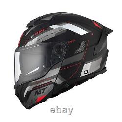 Nouveau casque modulaire de moto avant à visière relevable New MT Atom 2 conforme à la norme ECE 22.06 2024