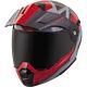 Red/grey/black Sz S Scorpion Exo Exo-at950 Tuscon Casque Modulaire Dual Sport