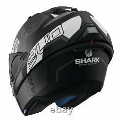 Shark Evo-one 2 Slasher Casque Modulaire Noir/gris/blanc