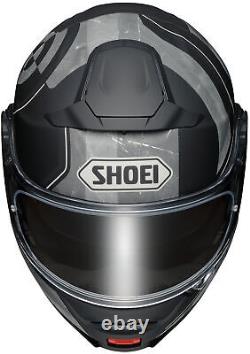 Shoei Adulte Moto Grey/noir Neotech II Casque Modulaire Jaunt