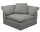 Sunset Trading Cloud Puff Canapé Sectionnel Fauteuil Modulaire Performance Gris Gris Gris